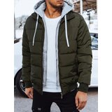 DStreet Kurtka zimowa męska pikowana zielona | shoptok.hr
