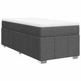 Maison Chic Box spring postelja - Vzmetna postelja z vzmetnico temno siva 90x200 cm blago SL24026, (21891484) Cene