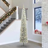 vidaXL Umestno božično drevo Zelena 270 cm PVC in Jeklo in Plastika | Shoptok.si