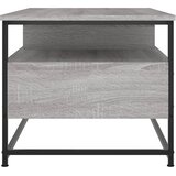  Stolić za kavu siva boja hrasta 100x51x45 cm konstruirano drvo | shoptok.hr
