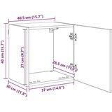vidaXL TV stenske enote 4 pcs Star les Konstruiran les | Shoptok.si