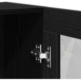 Ormar za knjige crni hrast 82,5x30,5x115 cm konstruirano drvo | shoptok.hr