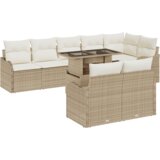 vidaXL 9-dijelni set vrtnih sofa s jastucima bež poli ratan | shoptok.hr