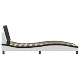  Okvir kreveta s LED-om bez madraca Zadar bijelo-crni 80x200cm | shoptok.hr