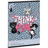 Ars Una Zvezek za naloge 38-listni A5 : Think Pink ljubke muce | Shoptok.si