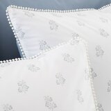 Bianca Bela/modra bombažna podaljšana posteljnina za zakonsko posteljo 230x220 cm Esme Floral – | Shoptok.si