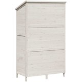  Vrtna Šupa Bijela 106 x 56 x 176,5 cm Čvrsto drvo jele | shoptok.hr