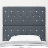 LED uzglavlje tamno sivo 90 cm baršun | shoptok.hr