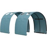  Tunis za krevet 2 pcs Svjetloplava 211 x 67.5 x 2 cm Poliester - Svjetloplava | shoptok.hr