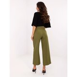 RUE PARIS Trousers-IT-SP-FL9068.96-olive | Shoptok.si