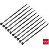 TRU COMPONENTS TC-12533316 vezice 100 mm 2.5 mm crna 100 St. | Eponuda.ba