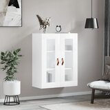  Zidni ormarić visoki sjaj bijeli 69,5 x 34 x 90 cm | shoptok.hr