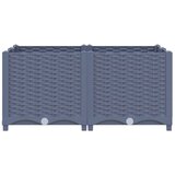  Povišena gredica 80x80x38 cm od polipropilena | shoptok.hr