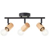 Brilliant Spot svetlo KERRY 3xE27/40W/230V crna/bambus | Eponuda.com