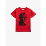 Koton Atatürk Printed T-Shirt Short Sleeve Crew Neck Cotton Cene