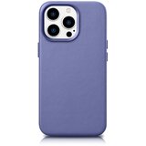 ICARER Ovitek iz naravnega usnja za iPhone 14 Pro Max MagSafe Case Leather svetlo vijoličen, (21521939) | Shoptok.si
