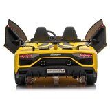 Lamborghini Aventador SX2028 otroški električni avtomobil 12 V, EVA kolesa in daljinski upravljalnik – rumen | Shoptok.si