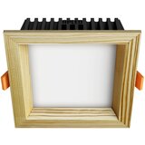  APLED -LED Ugradna svetiljka SQUARE WOODLINE LED/6W/230V 4000K 12x12 cm masivna borovina | Eponuda.com