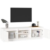TV ormarić bijeli 140 x 35 x 40 cm od masivne borovine | Eponuda.ba