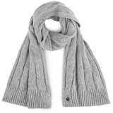 Vuch Pleteni &amp;scaron;al Sheron Grey s pletenicama, 31 x 178 cm Slike