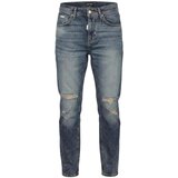 Antony Morato Kavbojke slim JIMI SLIM CROPPED FIT MMDT00299-FA750624 W02234 Modra Cene