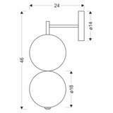  LED zidna lampa PLAYA LED/10W/230V crna | Eponuda.com