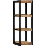 vidaXL Zidna polica 35x35x100 cm Puno grubo drvo Mango | shoptok.hr