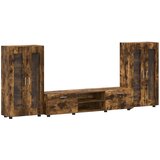  Set TV komoda FLORIN 3 pcs Dimljeni hrast Konstruirano drvo | shoptok.hr