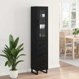  Highboard Crni hrast 34,5 x 34 x 180 cm Konstruirano drvo | shoptok.hr