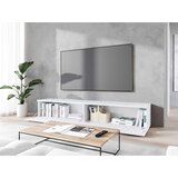 P & B nizka omarica lowa, bela, vzorec ribje kosti, led | Shoptok.si