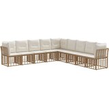  Set vanjskih sofa Prirodna Poliester - Prirodna bez stola | shoptok.hr