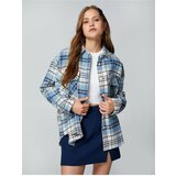 Koton Oversize Lumberjack Shirt with Two Pockets and Buttons Cene