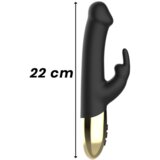 Ibiza Vibrator Rabbit Rotating Black | Shoptok.si