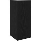 vidaXL Stranske mize s polico 2 kosa črna 25,5x27x60 cm | Shoptok.si