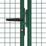  Vrtna mrežasta vrata od čelika 400x125 cm zelena | shoptok.hr