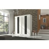 ADRK ORMAR KAREN 200 cm (VIE BOJA)- bijela/crna Cijene