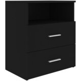  Noćni ormarići 2 kom crni 50 x 32 x 60 cm | shoptok.hr