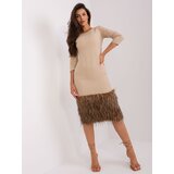 LAKERTA Dress-LK-SK-506441.27P-beige | Shoptok.si
