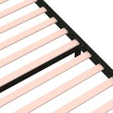  Za krevet crni drveni 75 x 190 cm 2FT6 mali jednokrevetni | shoptok.hr