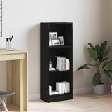  Polica za knjige crni hrast 40x24x109 cm Inženirsko drvo | shoptok.hr