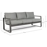 BIZZOTTO Siva vrtna sofa aluminijska Merrigan – | shoptok.hr