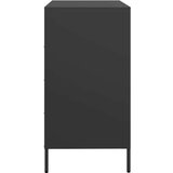  Komoda crna 68x39x73 5 cm hladno valjani čelik | shoptok.hr