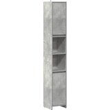 Maison Chic Kopalniška omarica - Kopalniški kabinet betonsko siva 30x30x183,5 cm iverna plošča, (21794711) Cene