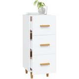  Komoda bijela 34,5 x 34 x 90 cm od konstruiranog drva | Eponuda.com