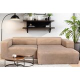 P & B SEDEŽNA GARNITURA, rebrasti žamet svetlo rjava | Shoptok.si
