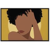  Slika - Invisible Gaze (1 Part) Wide 90x60 U crnom drvenom okviru | shoptok.hr