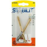 STABILIT Komplet pričvršćenja WC sjedala (Promjer tiple: 8 mm, Duljina tiple: 40 mm, 2 Kom.) | shoptok.hr