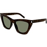 Saint Laurent SL214KATE 033 ONE SIZE (55) Havana/Zelena | Shoptok.si