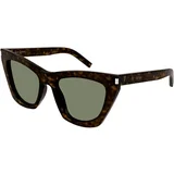 Saint Laurent SL214KATE 033 ONE SIZE (55) Havana/Zelena