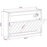  Ormar za cipele na zidu ZWOLLE 71 x 17 x 43 cm Hrast sonoma - Hrast sonoma | shoptok.hr